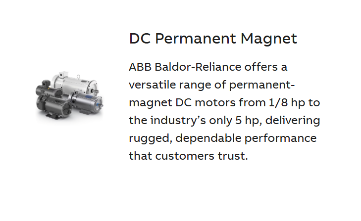 محرك BALDOR NEMA الصناعي - WeDrive Power Transmission