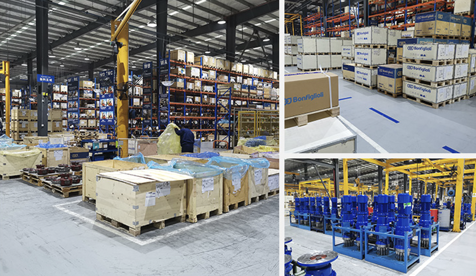 WeDrive Power Transmission Factory Warehouse Inventory